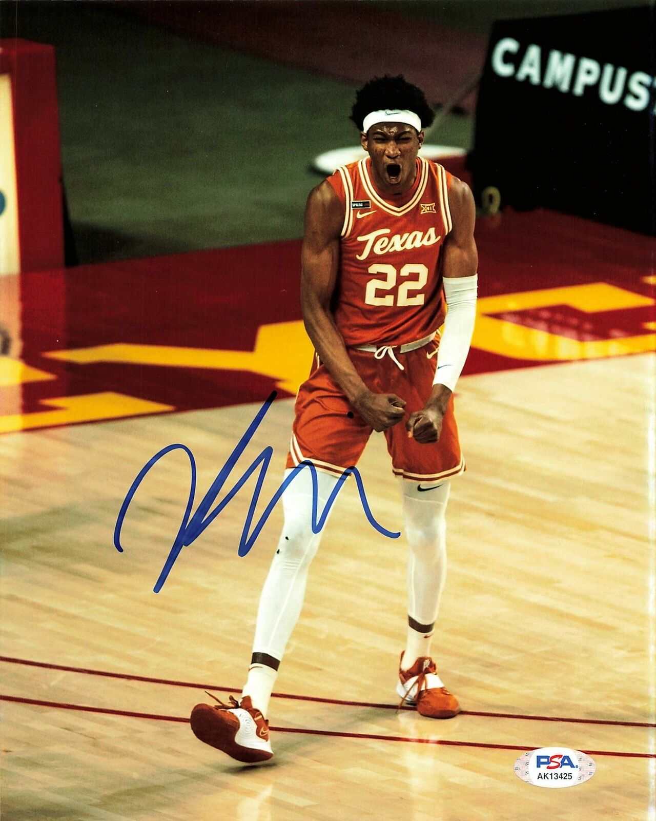 KAI JONES signed 8x10 photo PSA/DNA Texas Longhorns Autographed