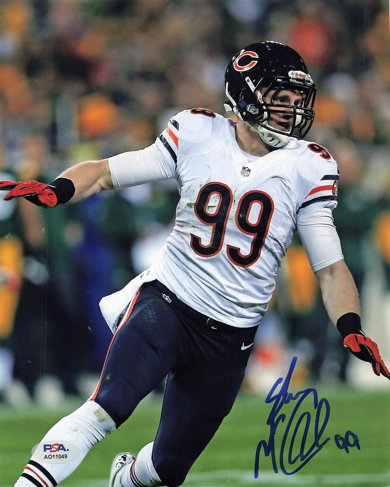 SHEA MCCLELLIN signed 8x10 Photo PSA Chicago Bears Football Autographed