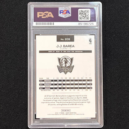 2016-17 NBA Hoops #209 JJ Barea Signed Card AUTO PSA/DNA Slabbed Mavericks
