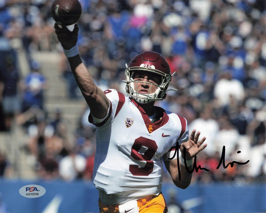 Kedon Slovis signed 8x10 photo PSA/DNA USC Trojans Autographed