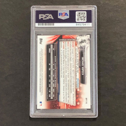 2017 Bowman Prospects #BP116 Michael Kopech Signed Card PSA Slabbed Auto 10 Whit
