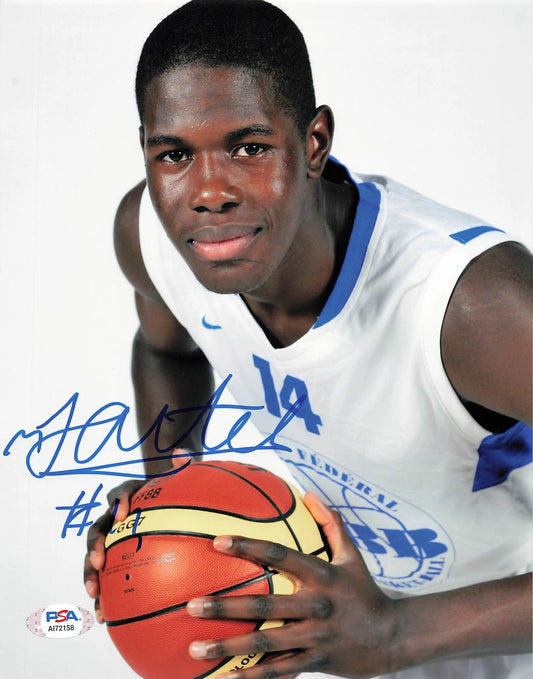 MOUHAMMADOU JAITEH signed 8x10 photo PSA/DNA France Autographed