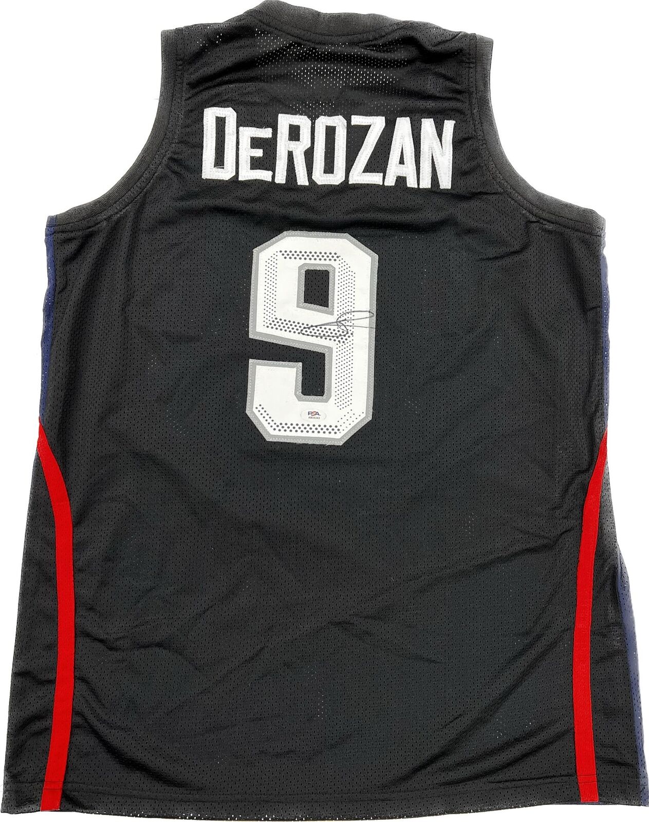 DeMar DeRozan signed jersey PSA/DNA Team USA Autographed Bulls