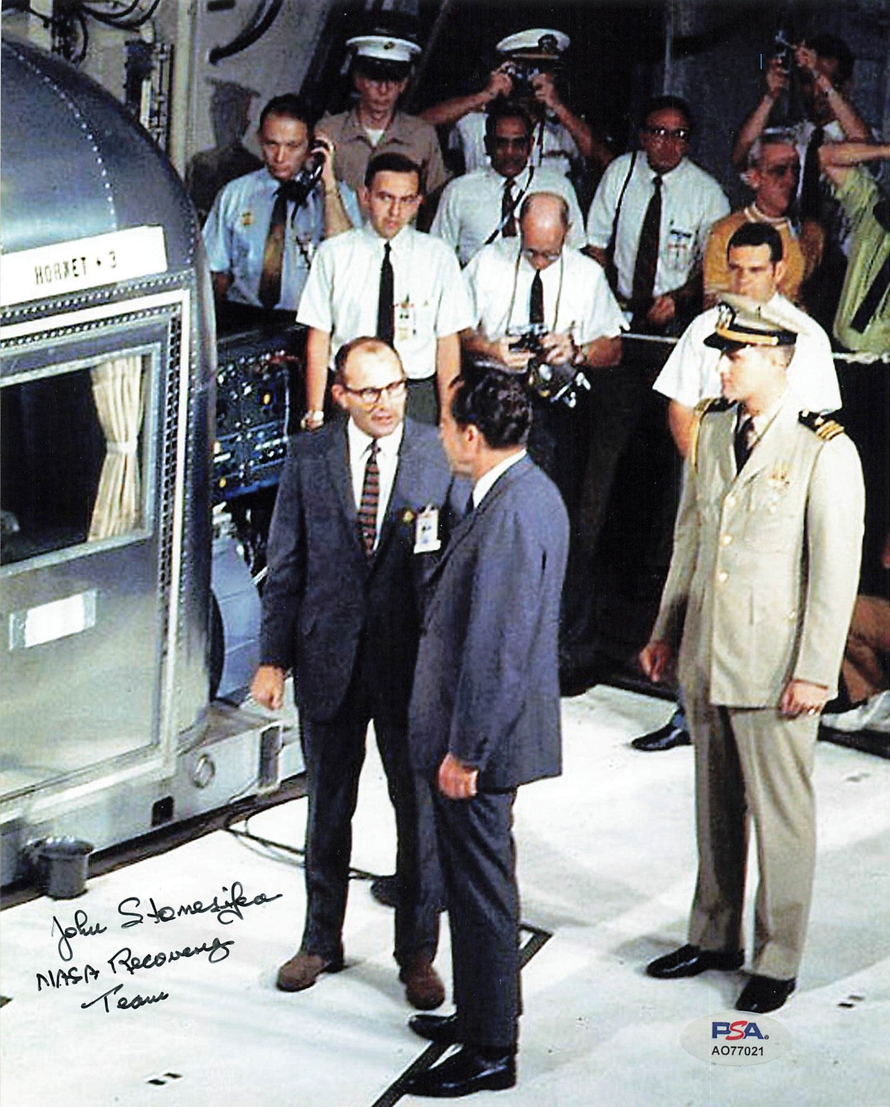 John Stonesifer Signed photo PSA NASA