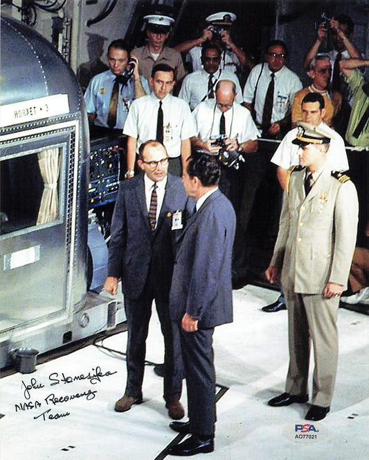 John Stonesifer Signed photo PSA NASA