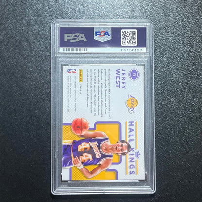 2017-18 Panini Donruss Optic #12 JERRY WEST Signed Card AUTO 10 PSA Slabbed Lake