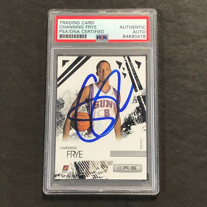 2009-10 Panini Rookies & Stars #79 Channing Frye Signed Card AUTO PSA Slabbed Su