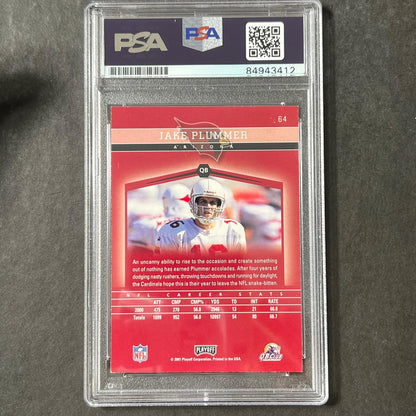 2001 Playoff Honors #64 Jake Plummer Signed Card PSA Slabbed Auto Cardinals