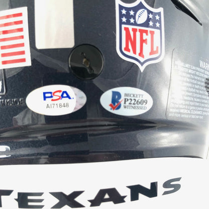 Deshaun Watson Signed Full Size Speed Flex Helmet PSA/DNA Beckett Autographed Te