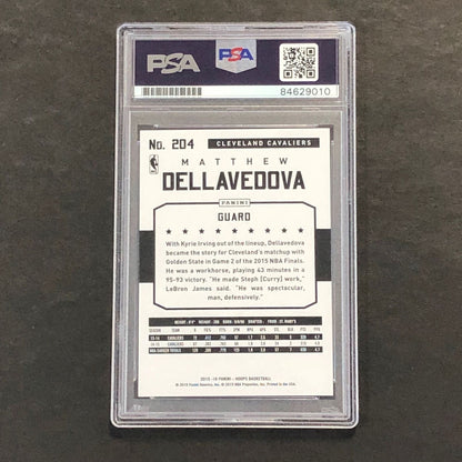 2015-16 NBA Hoops #204 Matthew Dellavedova Signed Card AUTO 10 PSA Slabbed Caval