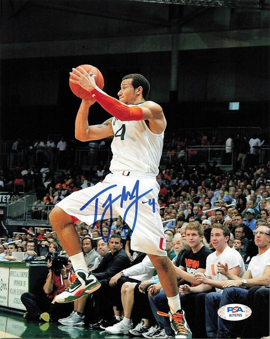 Trey McKinney-Jones Signed 8x10 Photo PSA/DNA Miami Hurricanes Autographed