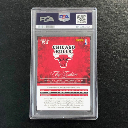 2012-13 Panini Prestige #54 Taj Gibson Signed Card AUTO PSA Slabbed Bulls