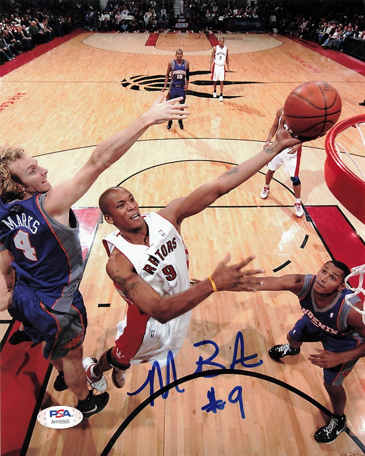 Maceo Baston signed 8x10 photo PSA/DNA Toronto Raptors Autographed