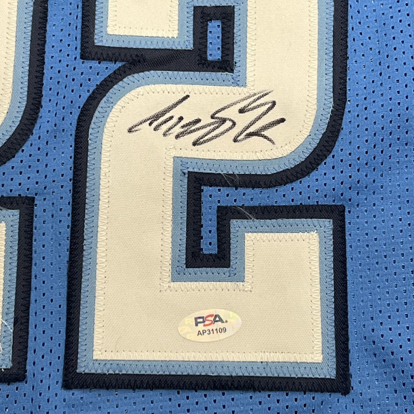 Cason Wallace Signed Jersey PSA Oklahoma City Thunder Autographed