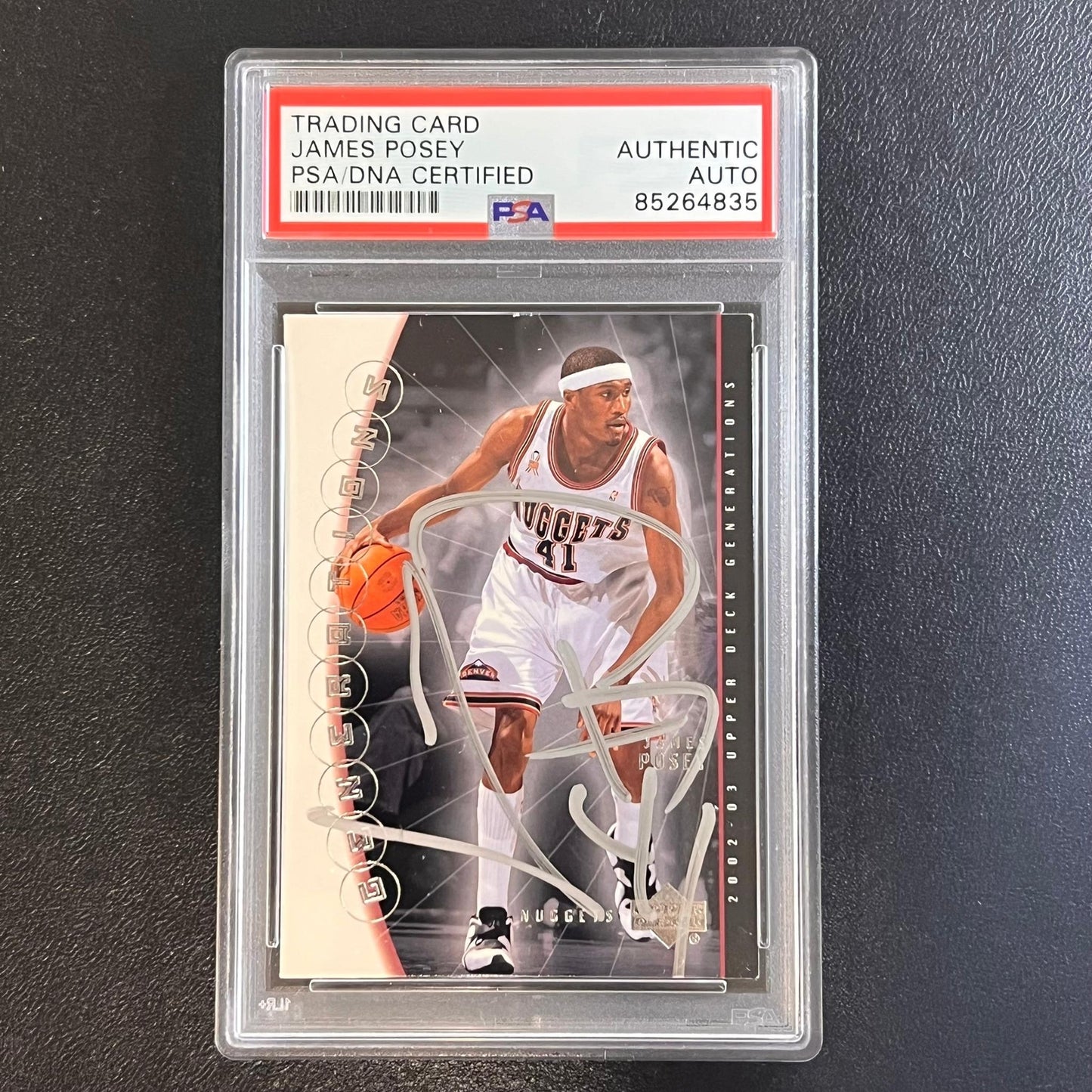 2002-03 Upper Deck Generations #9 James Posey Signed Card AUTO PSA Slabbed Nugge