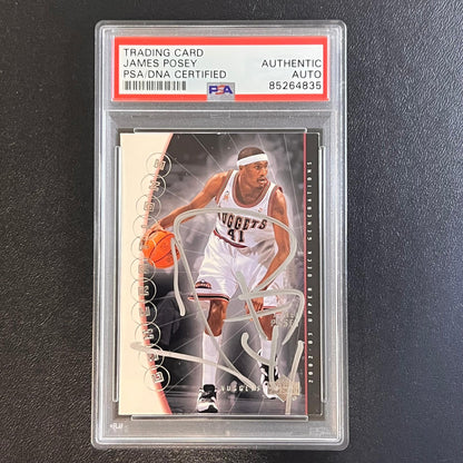 2002-03 Upper Deck Generations #9 James Posey Signed Card AUTO PSA Slabbed Nugge