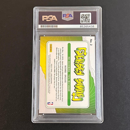 2020 Panini America #2 Yuta Watanabe signed Auto Card PSA/DNA Slabbed Grizzlies/