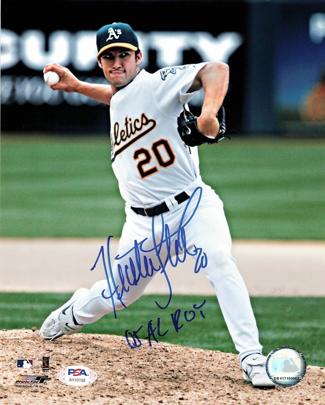 Huston Street signed 8x10 photo PSA/DNA Oakland Athletics Autographed