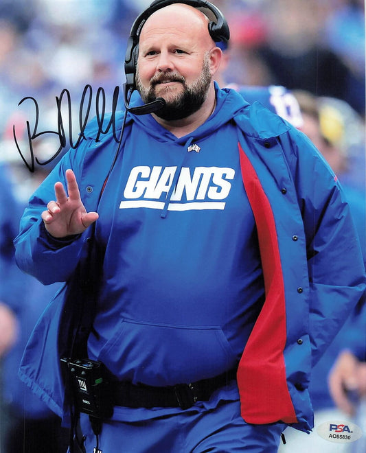 Brian Daboll signed 8x10 photo PSA/DNA Autographed New York Giants Head Coach