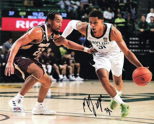 MaCio TEAGUE signed 8x10 photo PSA/DNA Baylor Autographed