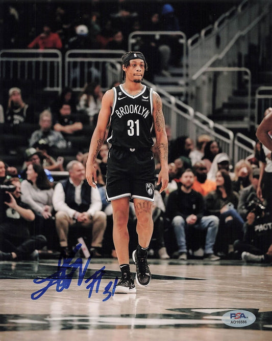 Alondes Williams signed 8x10 photo PSA/DNA Brooklyn Nets Autographed