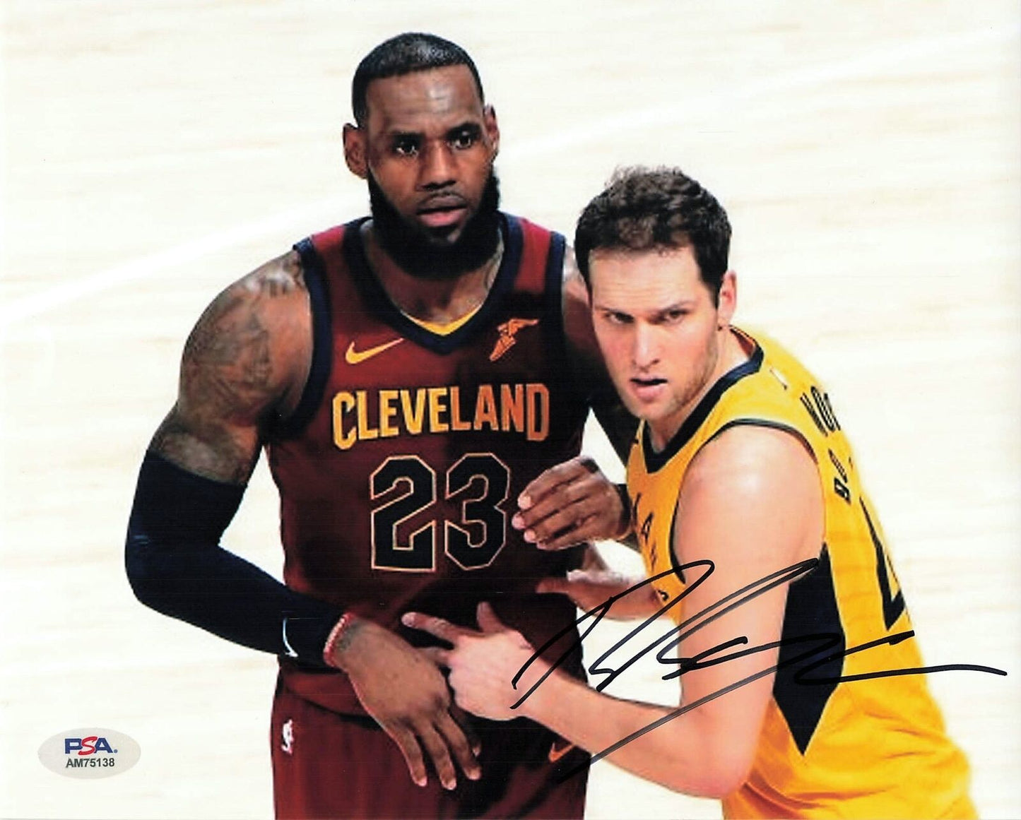 BOJAN BOGDANOVIC signed 8x10 photo PSA/DNA Indiana Pacers Autographed