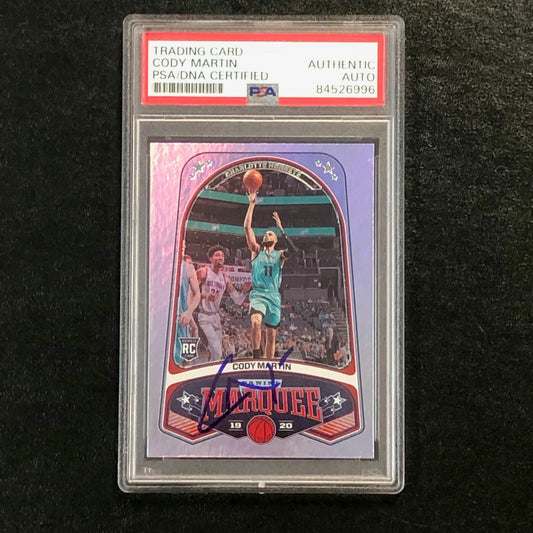 2019-20 Chronicles Marquee #255 Cody Martin Signed Card AUTO PSA/DNA Slabbed RC
