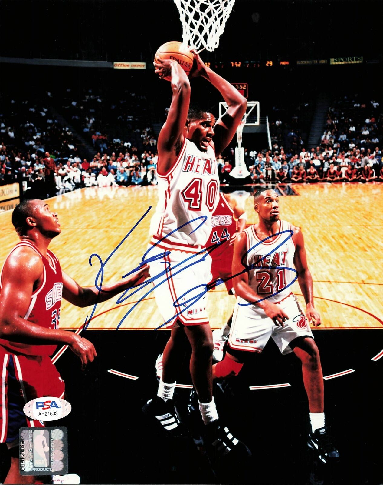 Kurt Thomas signed 8x10 photo PSA/DNA Miami Heat Autographed