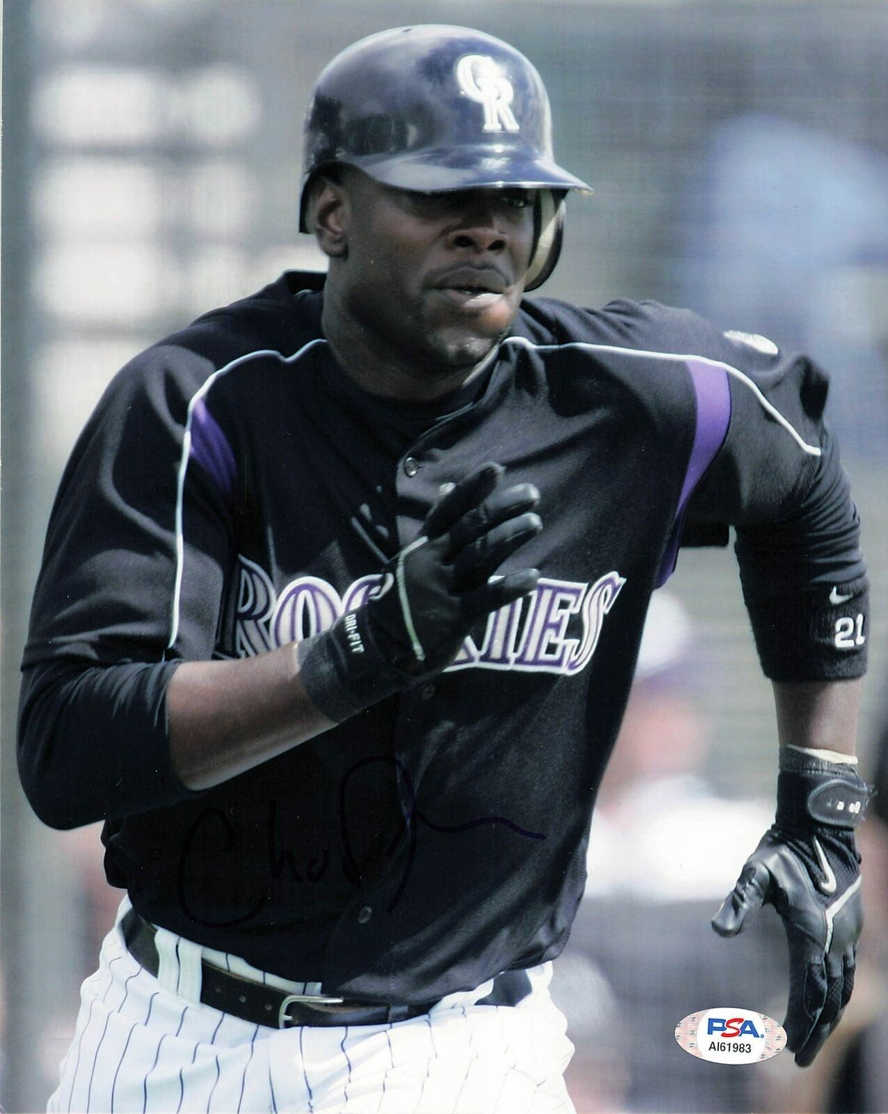 CHOO FREEMAN signed 8x10 photo PSA/DNA Colorado Rockies Autographed