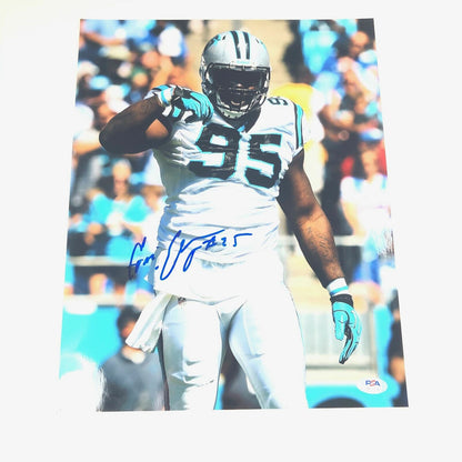 Charles Johnson signed 11x14 PSA/DNA Carolina Panthers autographed