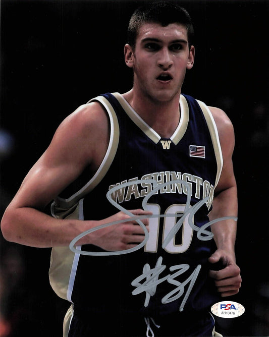 Spencer Hawes signed 8x10 photo PSA/DNA Washington Huskies Autographed