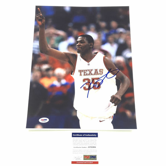 Kevin Durant Signed 11x14 Photo PSA/DNA Texas Longhorns Autographed