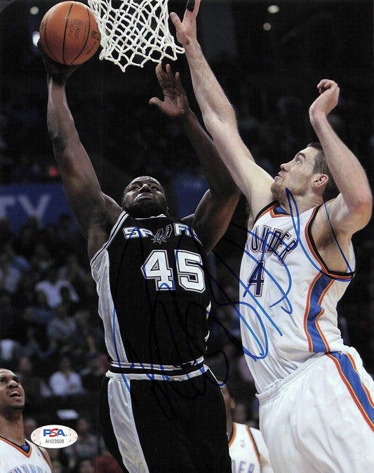 Dejuan Blair signed 8x10 photo PSA/DNA San Antonio Spurs Autographed