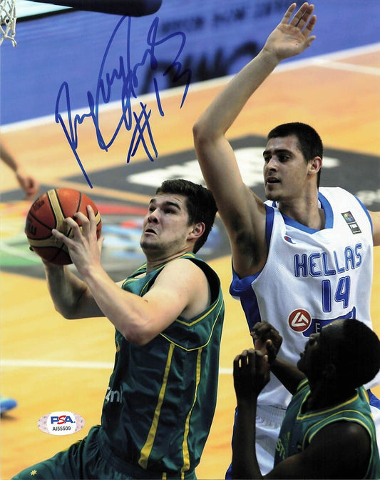 GEORGIOS PAPAGIANNIS signed 8x10 photo PSA/DNA Phoenix Suns Autographed