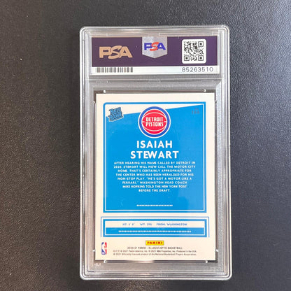 2020-21 Panini Donruss Optic Rated Rookie #166 Isaiah Stewart Signed Card AUTO P