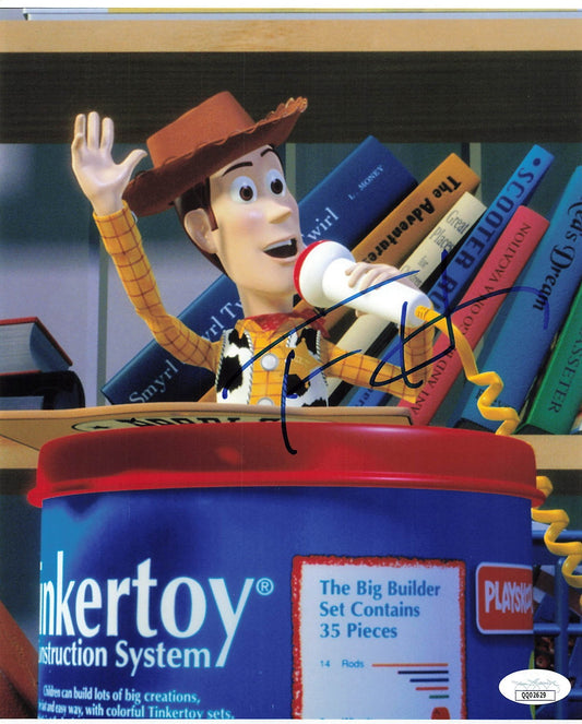 Tom Hanks Toy Story Signed Woody 8x10