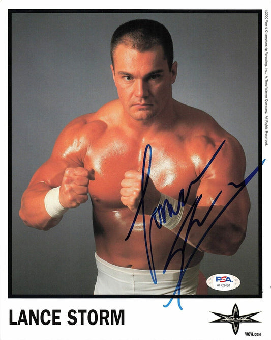 Lance Storm signed 8x10 photo PSA/DNA COA WWE Autographed Wrestling