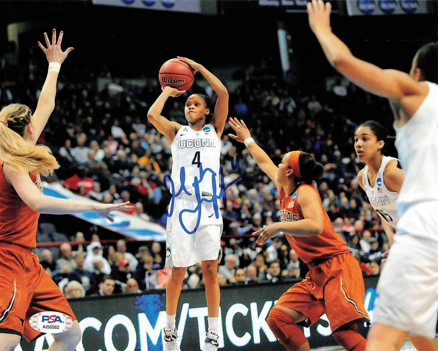 Moriah Jefferson signed 8x10 photo PSA/DNA Dallas Wings Autographed