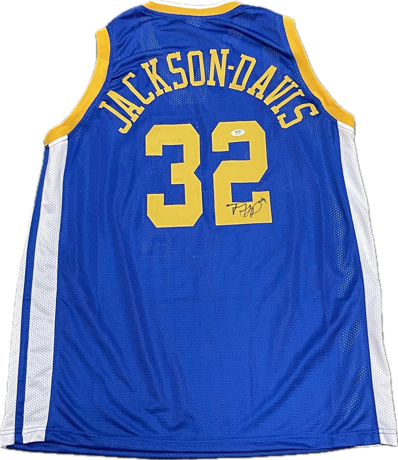 Trayce Jackson-Davis Signed jersey PSA/DNA Golden State Warriors Autographed