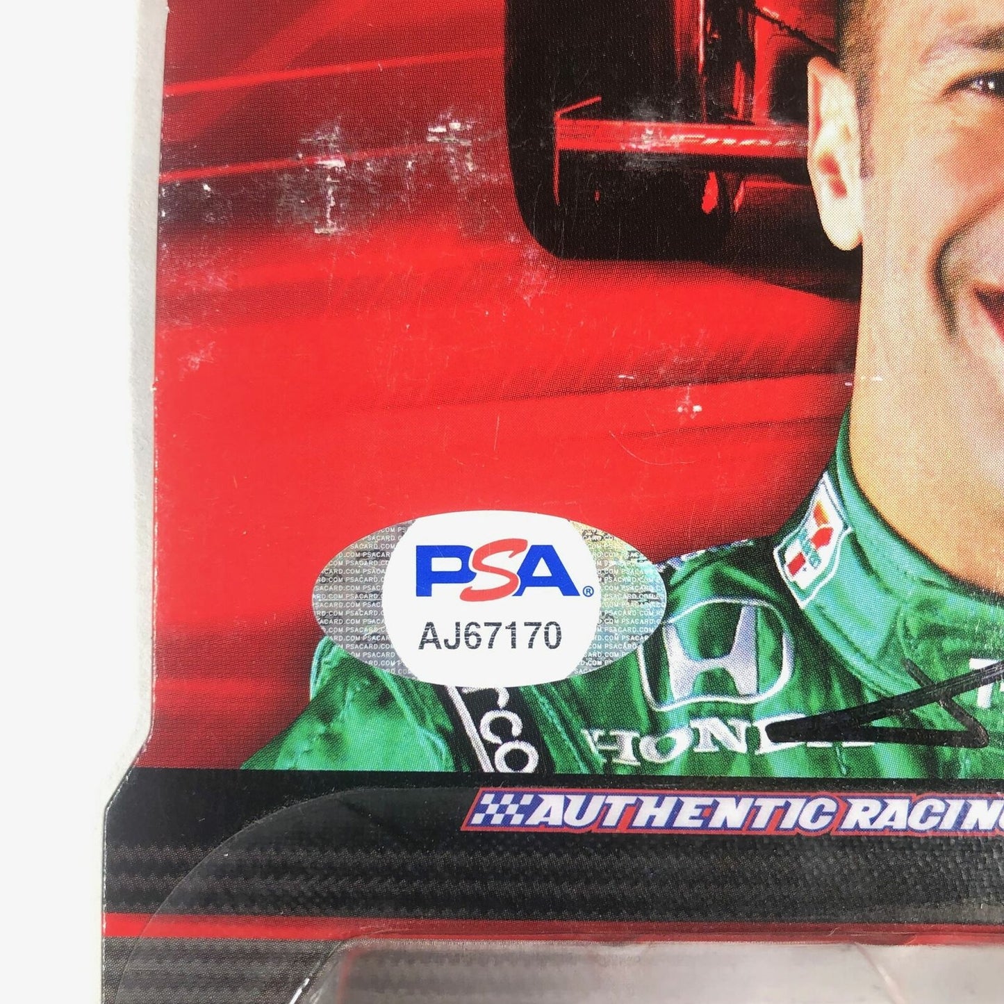 TONY KANAAN Signed Hot Wheels Toybox PSA/DNA Racing