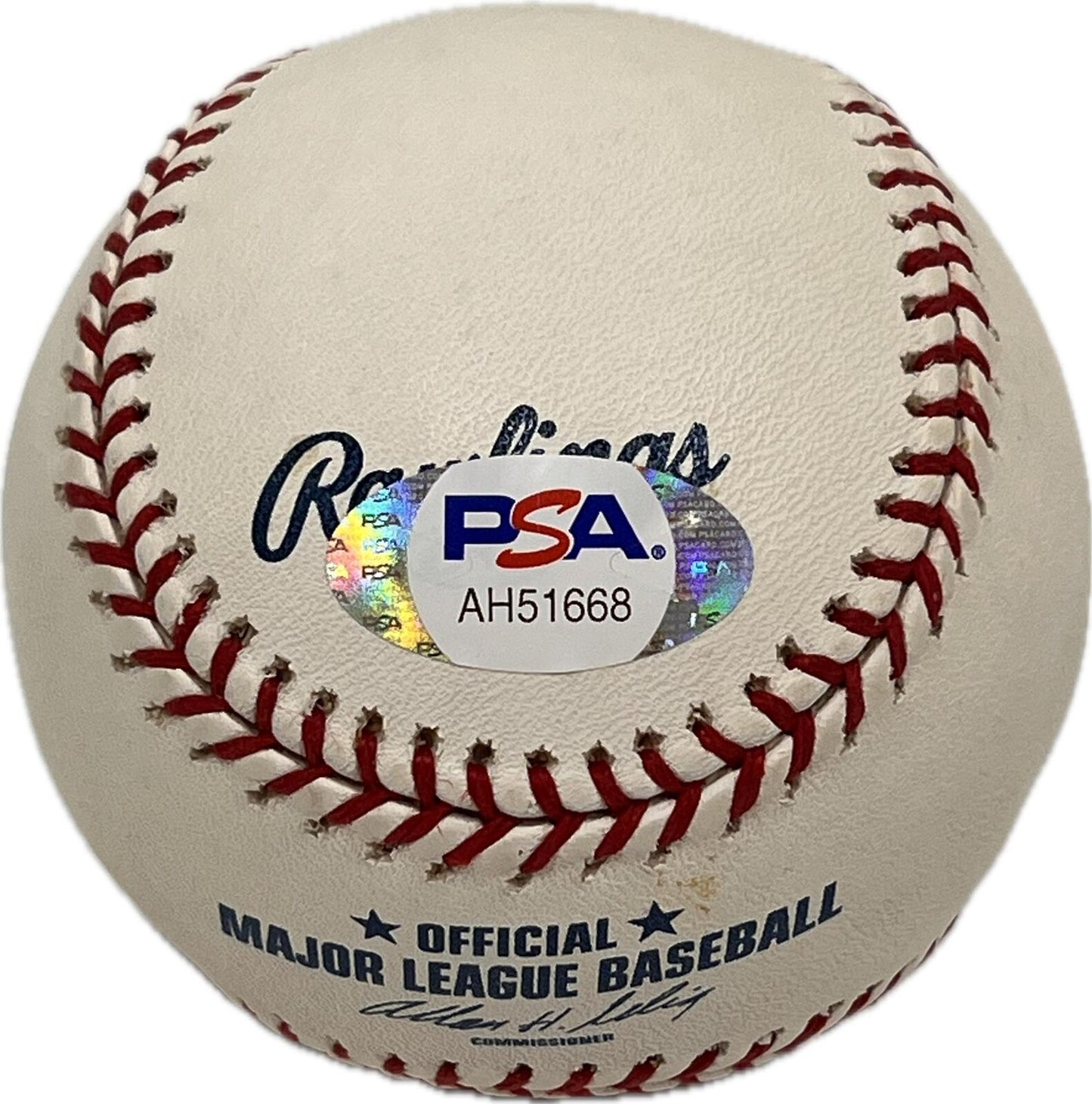 Rich Harden signed baseball PSA/DNA Oakland Athletics autographed