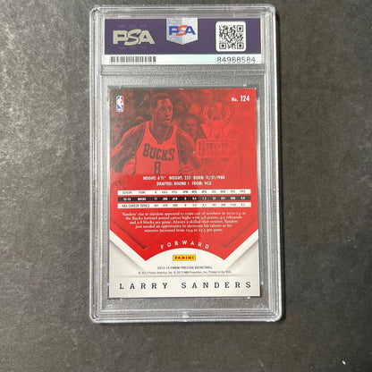 2013-14 Panini Prestige #124 Larry Sanders Signed Card PSA/DNA AUTO Slabbed Buck