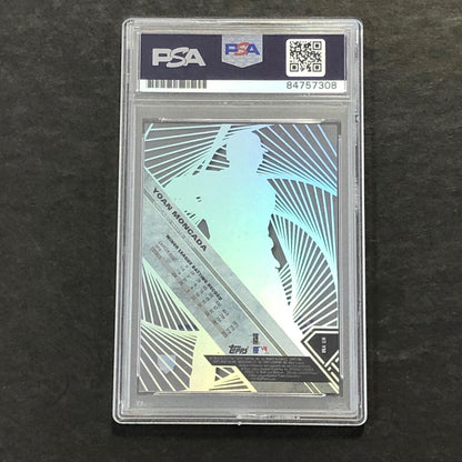 2017 Topps High Tek #HT-YM Yoan Moncada Signed Card PSA Slabbed Auto 10 White So