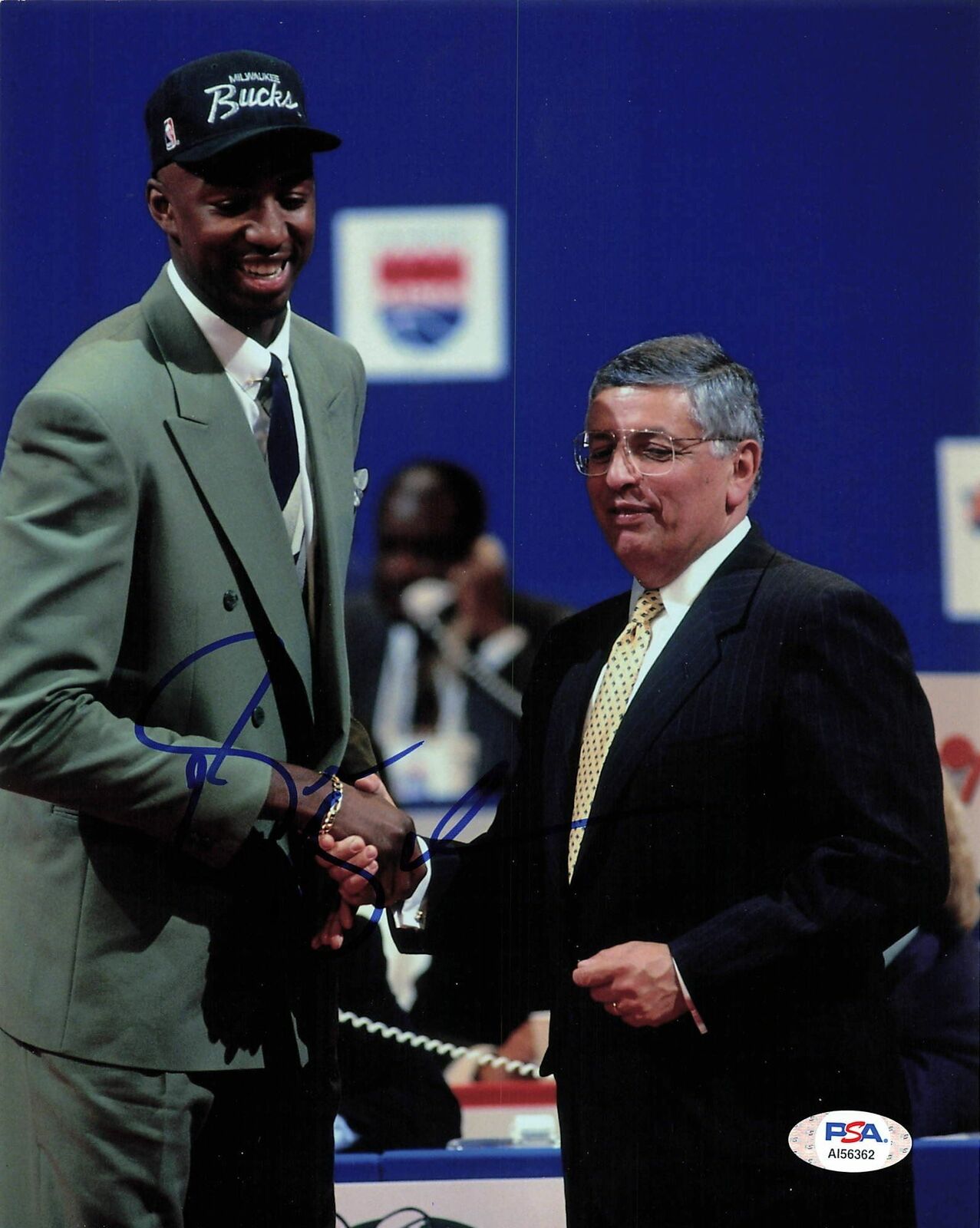 Vin Baker signed 8x10 photo PSA/DNA Milwaukee Bucks Autographed