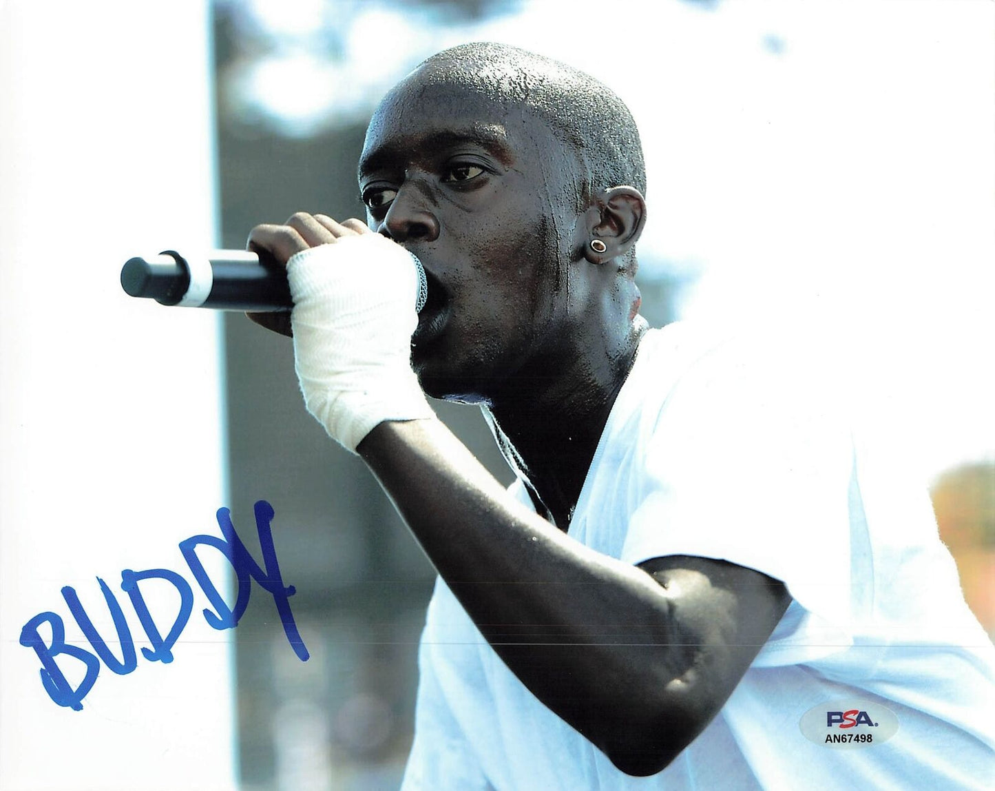 Buddy signed 8x10 photo PSA/DNA Autographed Musician