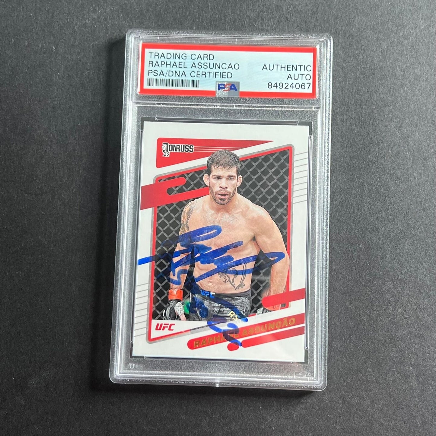 2022 Panini Donruss #165 Raphael Assuncao Signed Card AUTO PSA Slabbed