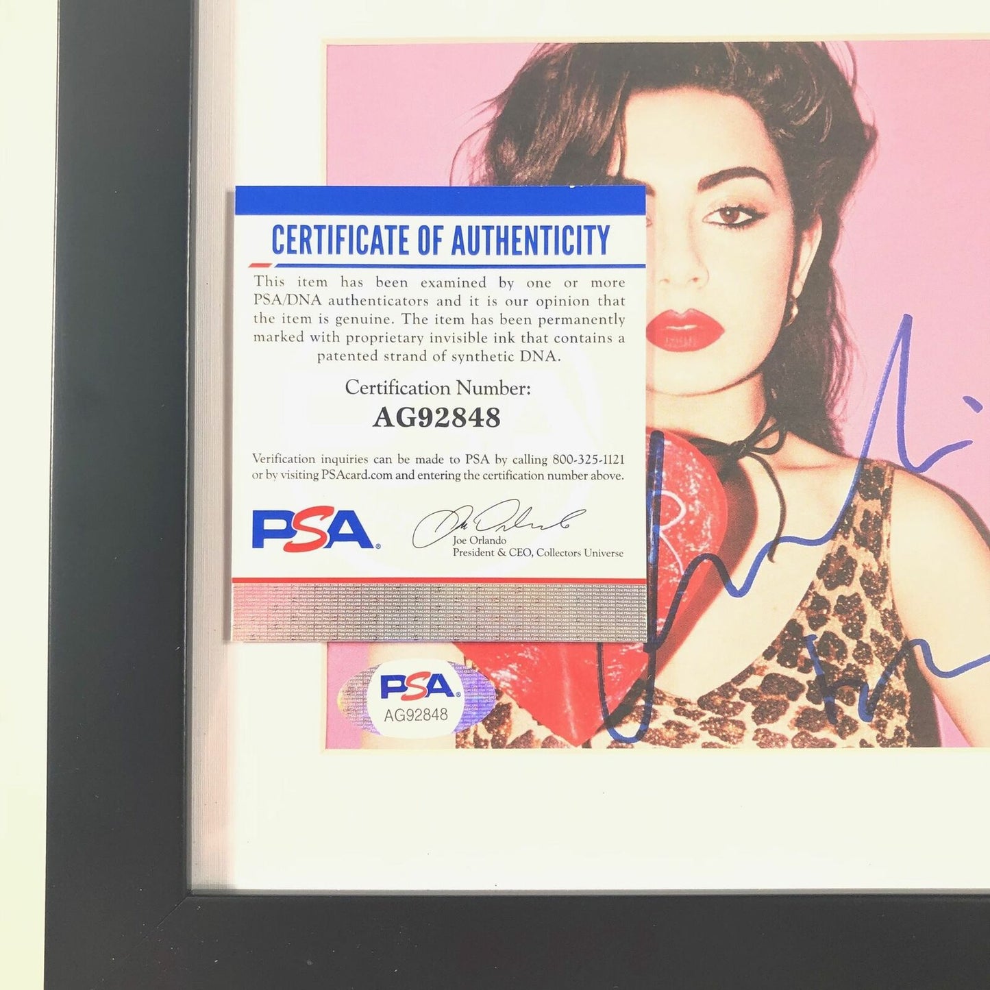 Charli XCX signed Album CD Cover Framed PSA/DNA Autographed Sucker