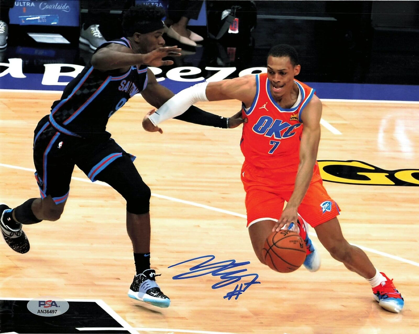 DARIUS BAZLEY signed 8x10 photo PSA/DNA Oklahoma City Thunder Autographed