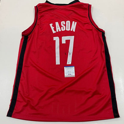 TARI EASON signed jersey PSA/DNA Houston Rockets Autographed