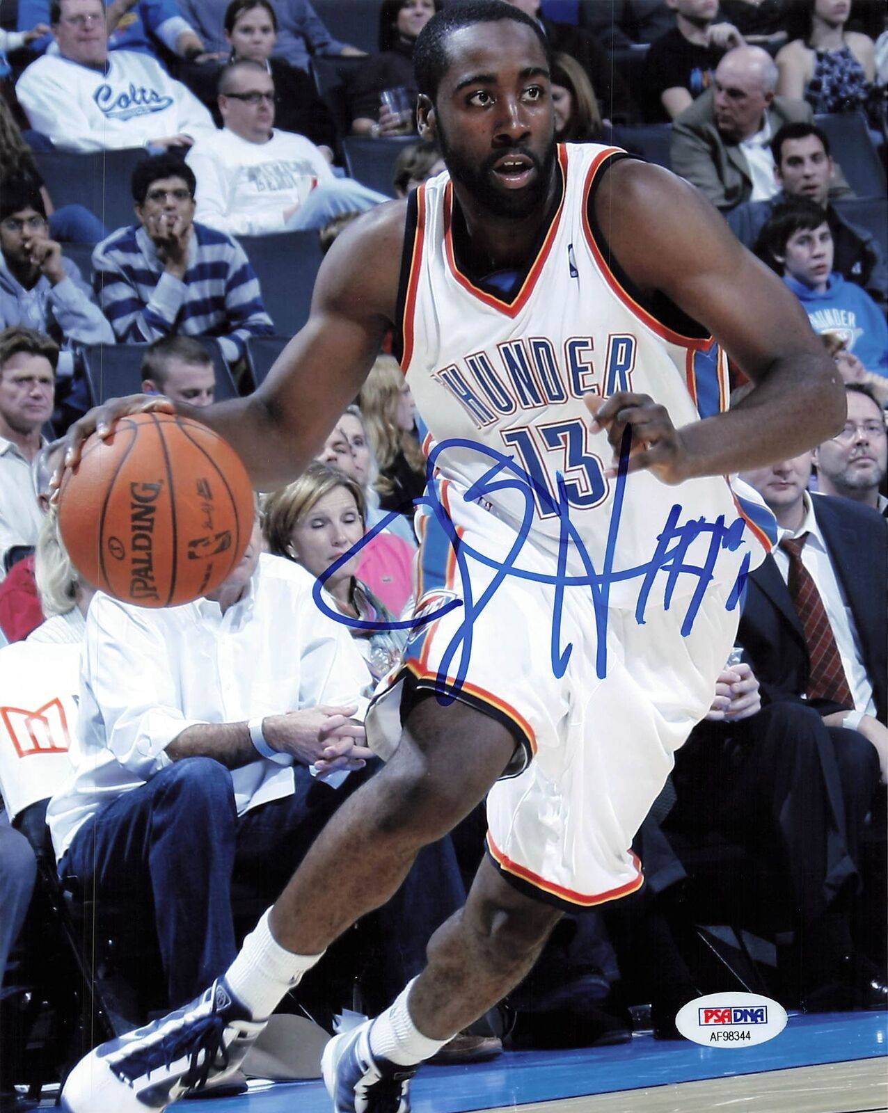 James Harden signed 8x10 photo PSA/DNA Autographed Clippers Thunder